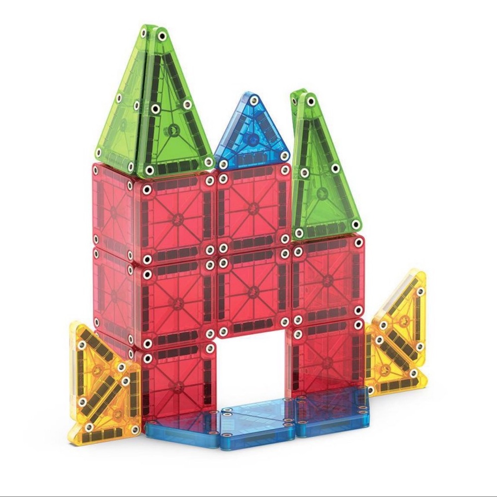 Magna-Tiles microMags Travel set, 26 piece set in a travel storage tin - Picture 6 of 8